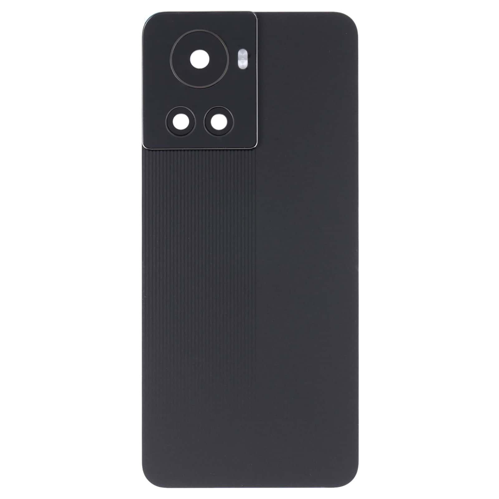 Back Glass Panel for Oneplus 10R Ace Black with Camera Lens - EGFix Back Glass Panel for Oneplus 10R Ace Black with Camera Lens - EGFix